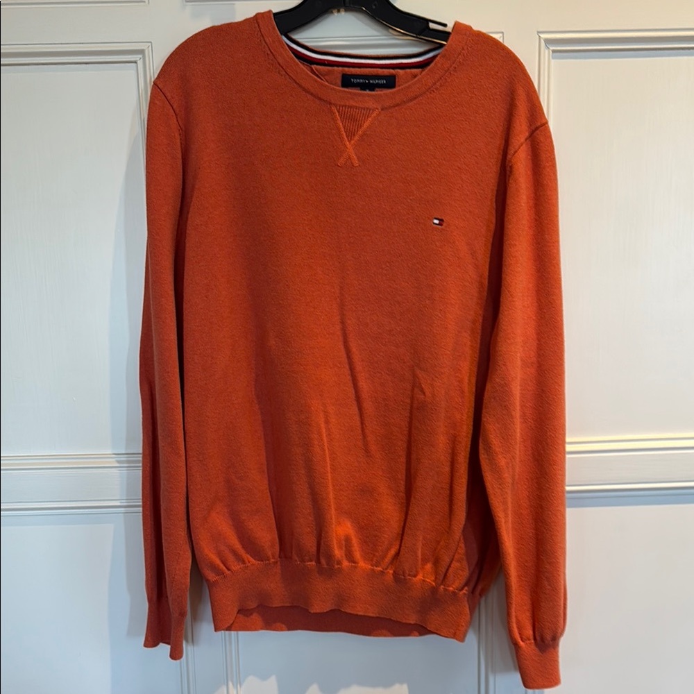 Men’s Tommy Hilfiger Orange Sweater